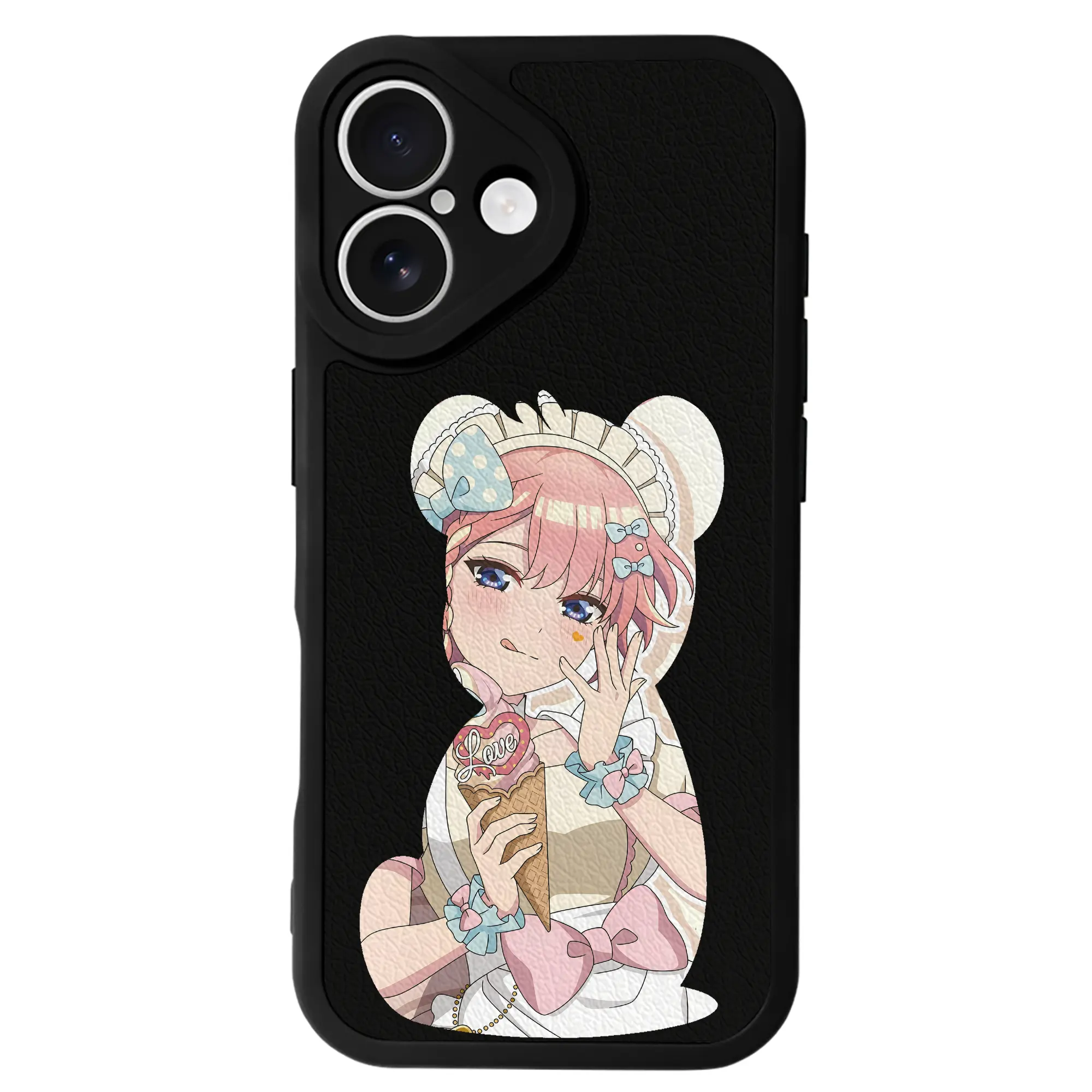 五等分の花嫁 グッズ 中野 一花 - IPhone 16シリーズ対応 ・ シリコンスマホケース ・ レザー調 ・ 高精度フィット ・ 耐衝撃 ・ ワイヤレス充電対応 ・ 精密カット